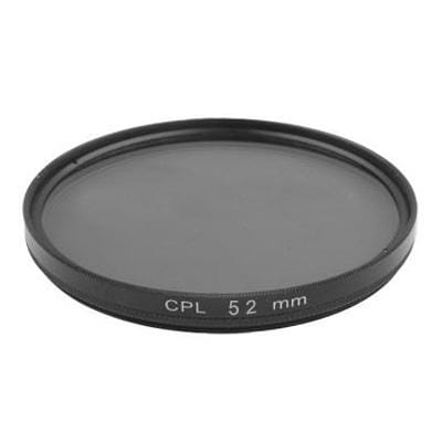 52mm Camera CPL Filter Lens (Black)