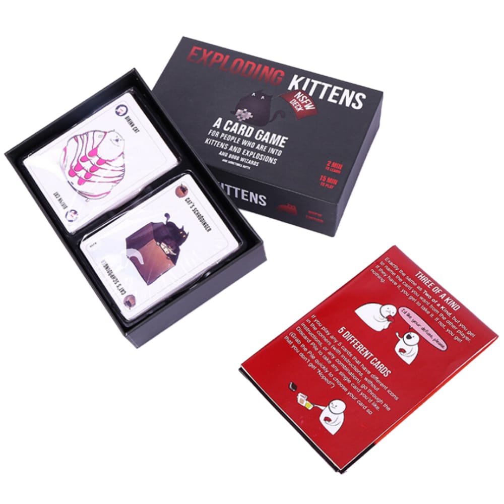 Recreation Card Exploding Kitten Card Pastime Adult Leisure - 2