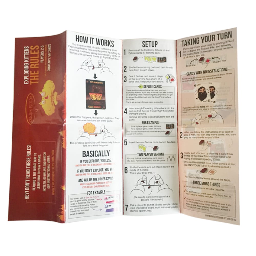 Recreation Card Exploding Kitten Card Pastime Adult Leisure - 2