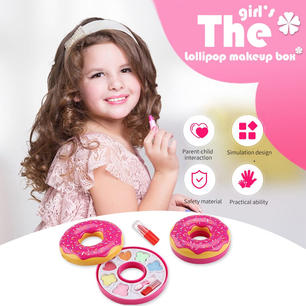 Girls Makeup Kit for Kids Kids Washable Makeup Set Girls - Donut appearance