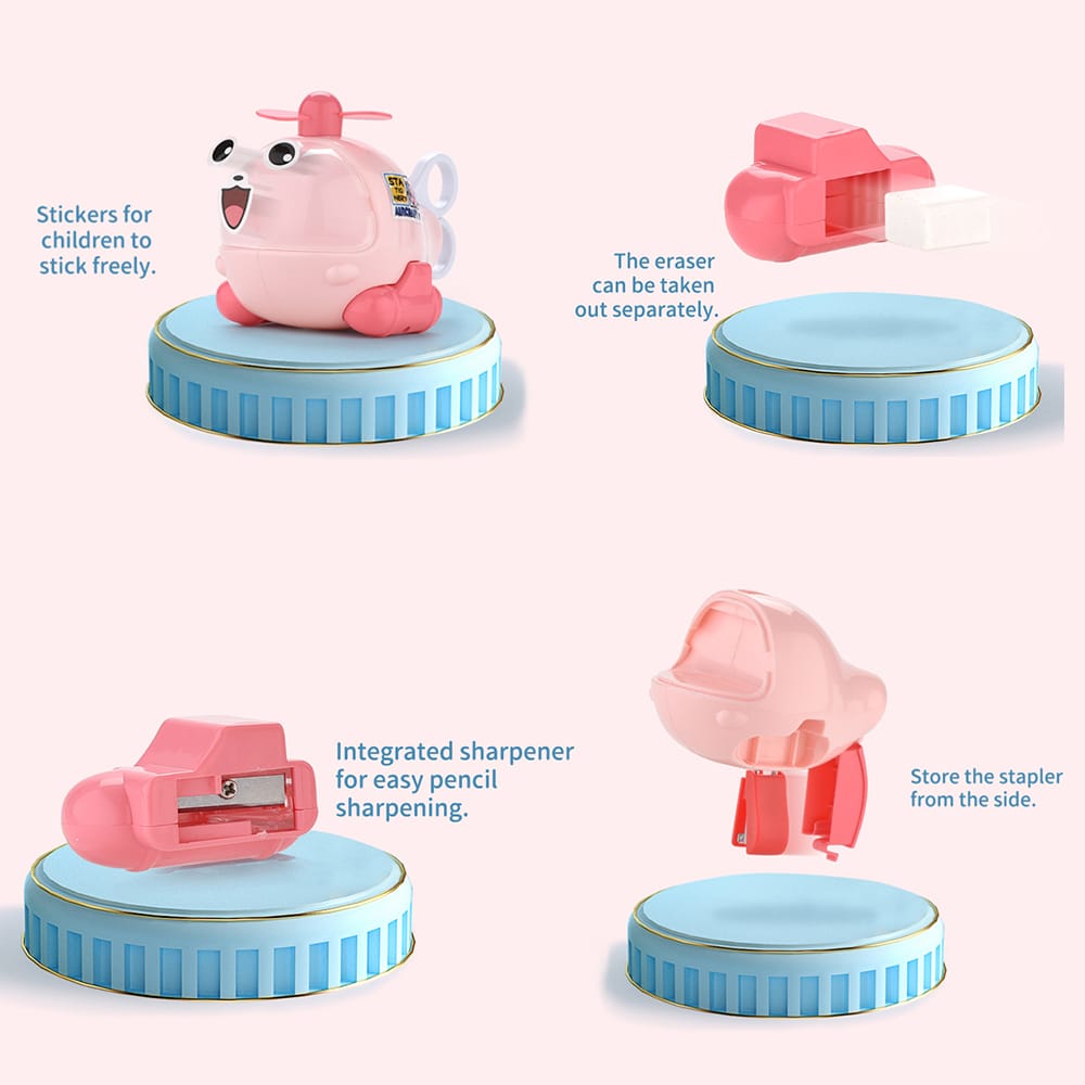 2 in 1 Creative Stationery Toy Plane Stationery Aircraft