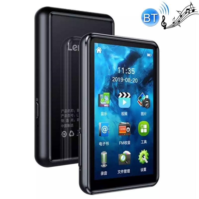 Original Lenovo Bluetooth 5.0 English Listening Walkman Learning MP3 Player with 3.0 inch IPS Touch Screen, Support FM / TF card