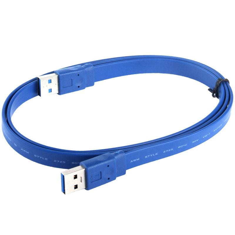 Noodle Style USB 3.0 A Male to A Male  Cable, Length: 1m (Style3)