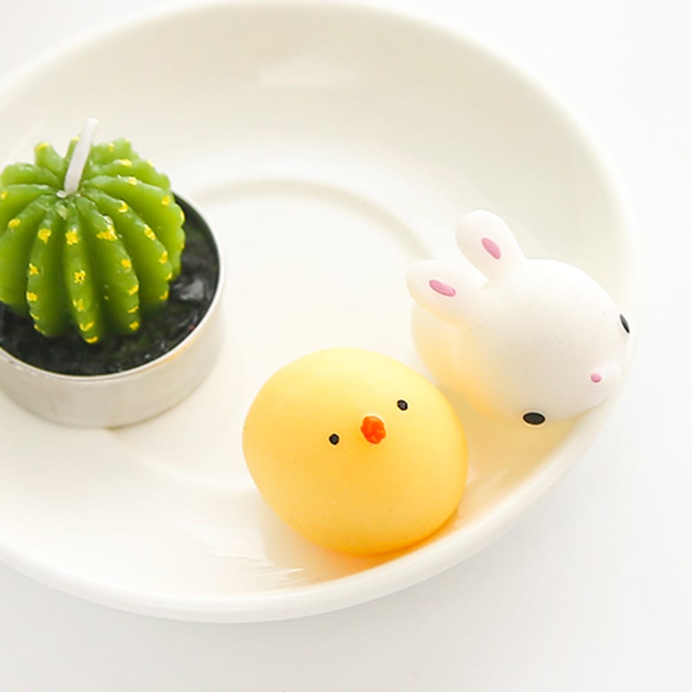 Rabbit with Round Eye Colorful Adorable Cute Animal Hand - 16