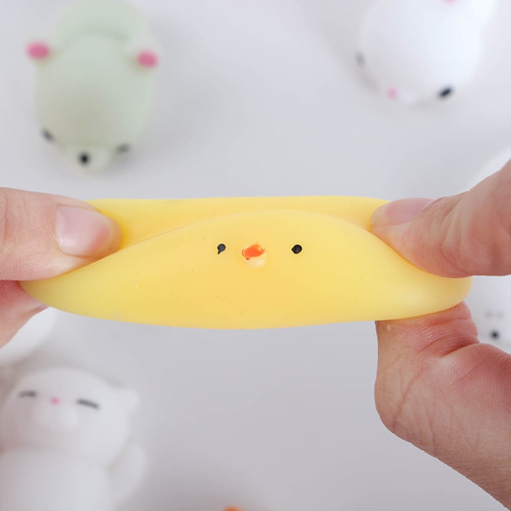 White Cat Colorful Adorable Cute Animal Hand Wrist Squeezing - 4