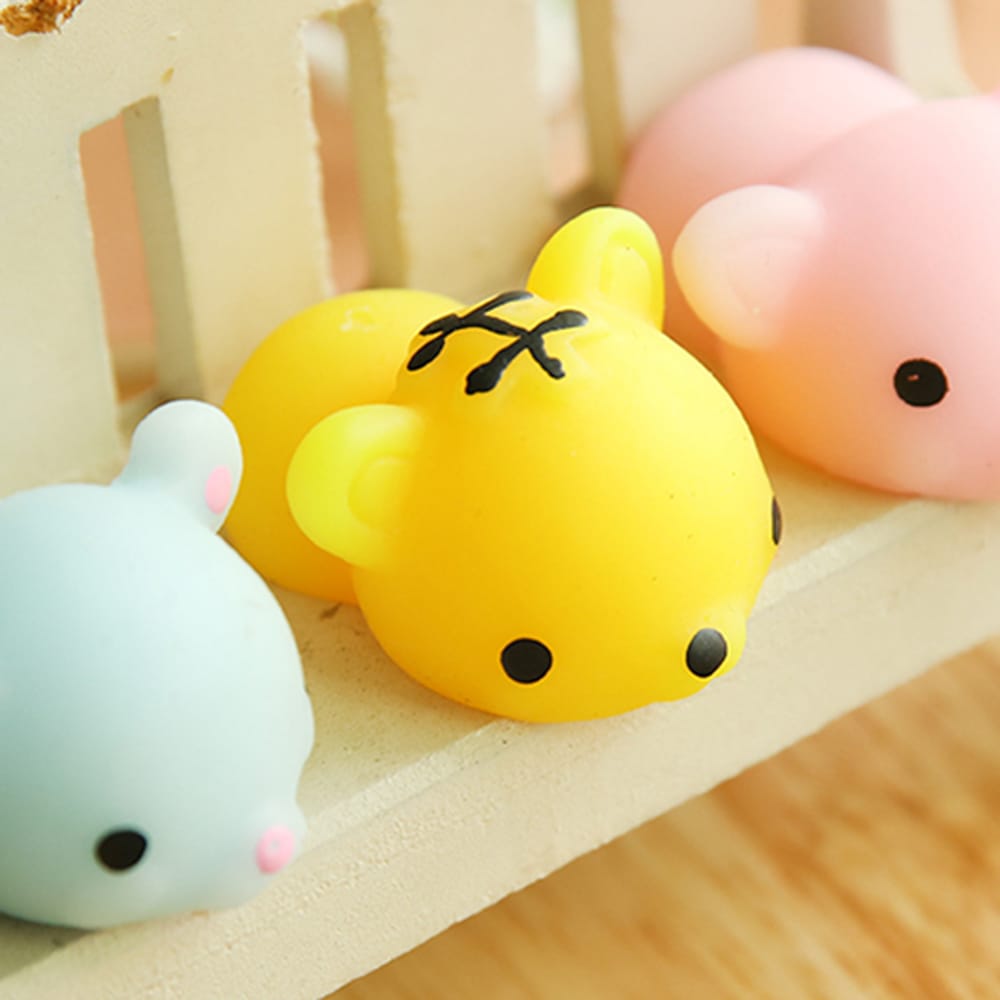 White Cat Colorful Adorable Cute Animal Hand Wrist Squeezing - 4