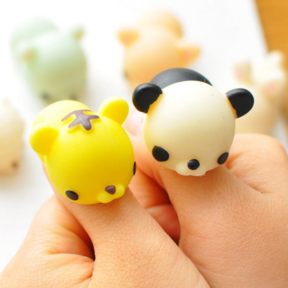 White Cat Colorful Adorable Cute Animal Hand Wrist Squeezing - 4