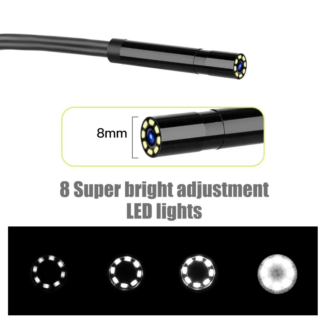 P30 IP67 Waterproof 4.3 inch HD Portable Endoscope Hard Cable Industrial Endoscope, Cable Length: 10m (Blue)