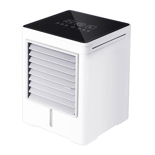 Touch-sensitive Timing Mini USB Cooling Fan Air-conditioning Fan (Black)