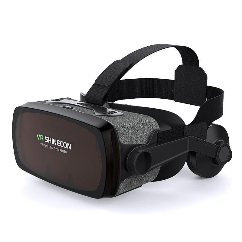VR SHINECON G07E Virtual Reality 3D Video Glasses Suitable for 4.0 inch - 6.3 inch Smartphone (Black)