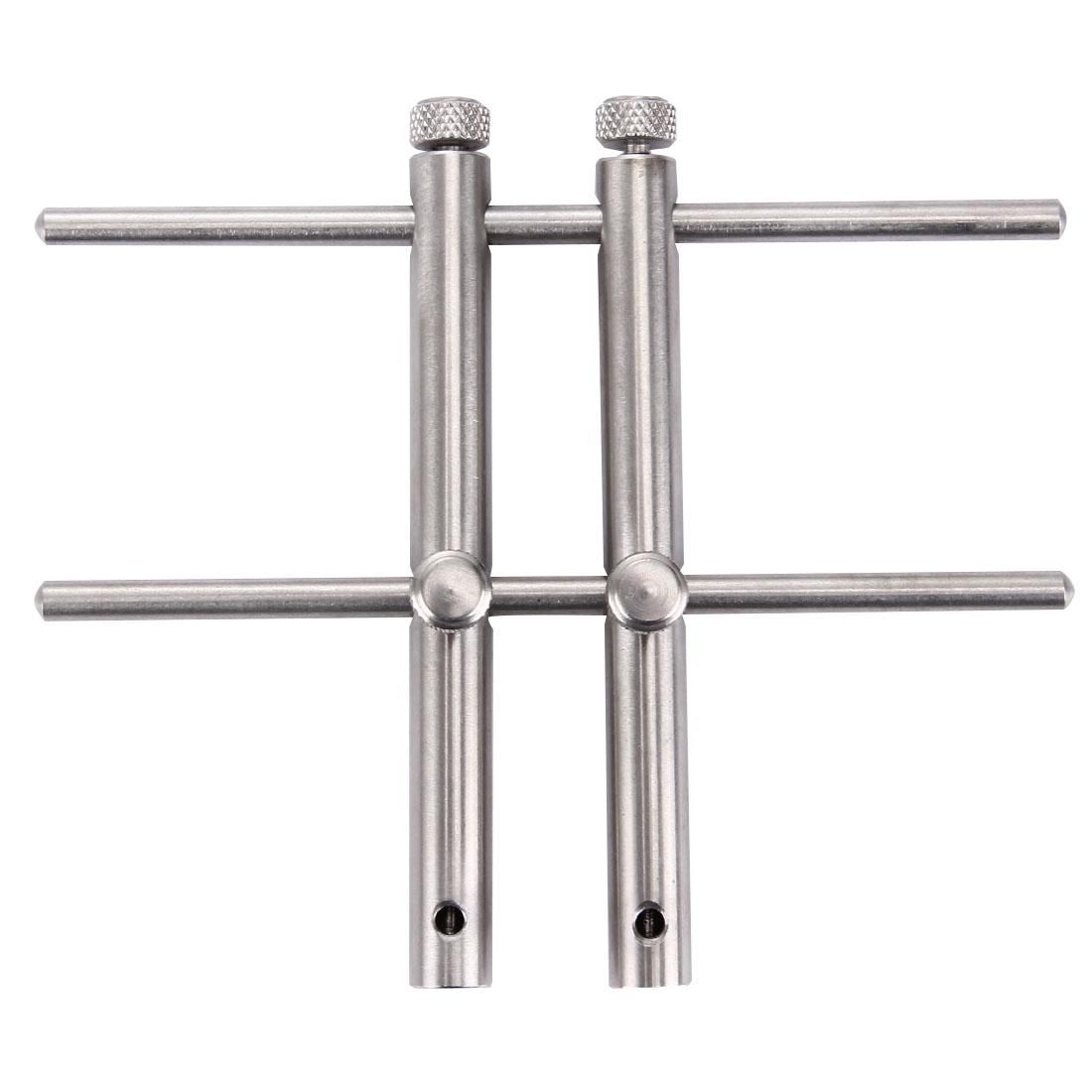 LRT-03 Professional DSLR Camera Lens Stainless Steel Spanner Wrench Open Repair Tool Kit with 3 Pairs of Spare Head
