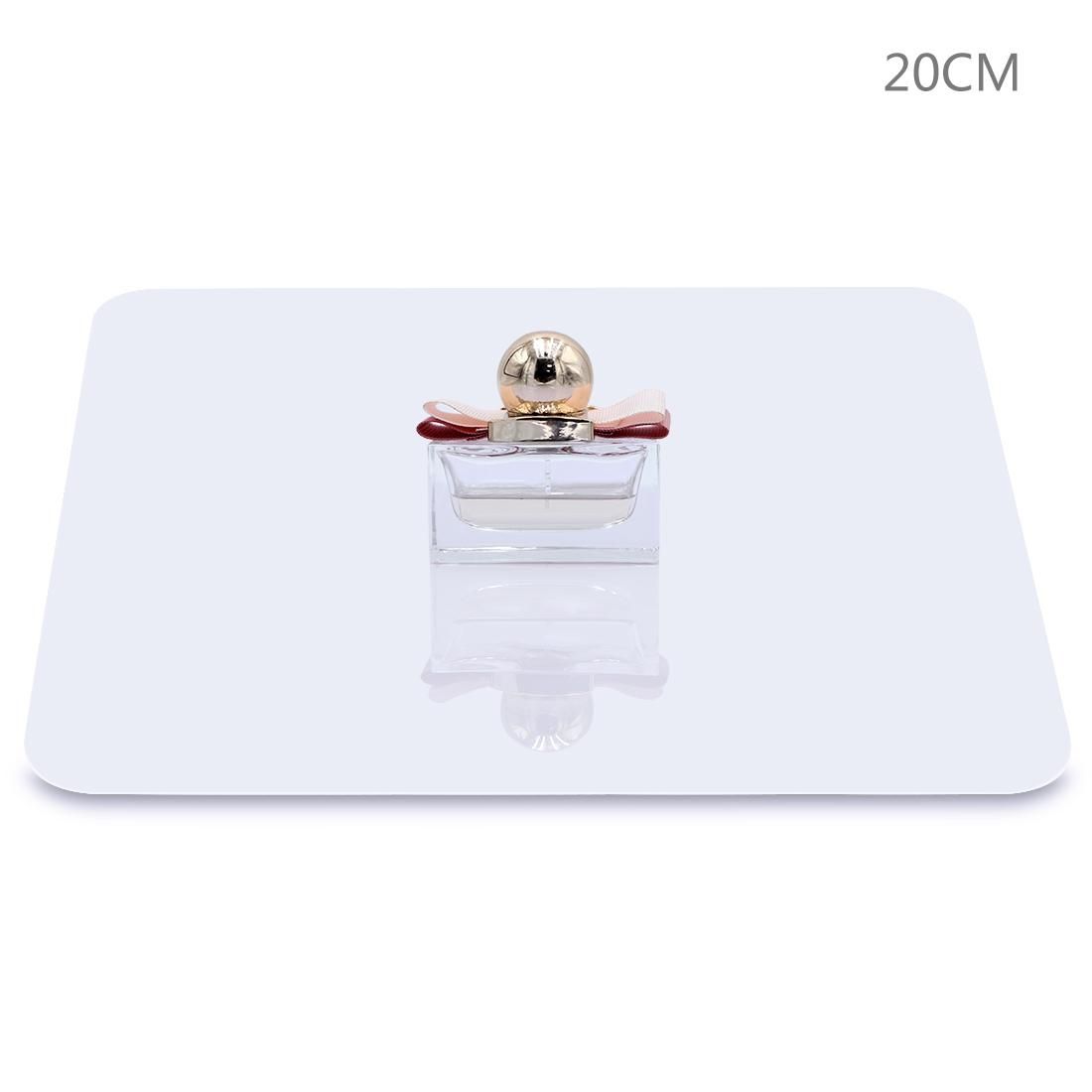 PULUZ 20cm Photography Acrylic Reflective Display Table Background Board (White)
