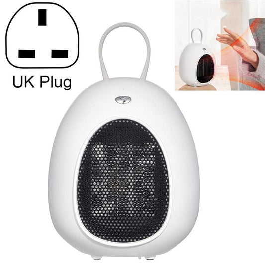 Winter  Home Desktop Mini Heater, Size:UK Plug (White)