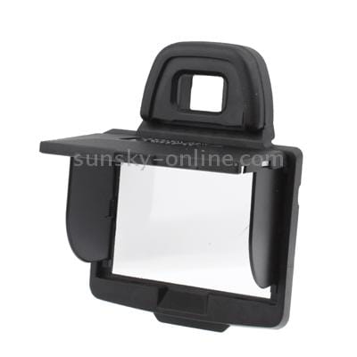 Digital LCD Sunshade Hood Screen Protector for Nikon D300 (Black)