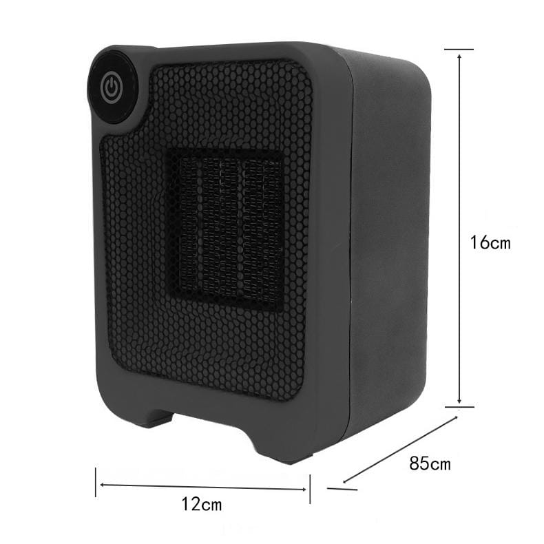 Mini Dormitory Office Desktop Radiator Warmer Electric Heater Warm Air Blower (Blue)