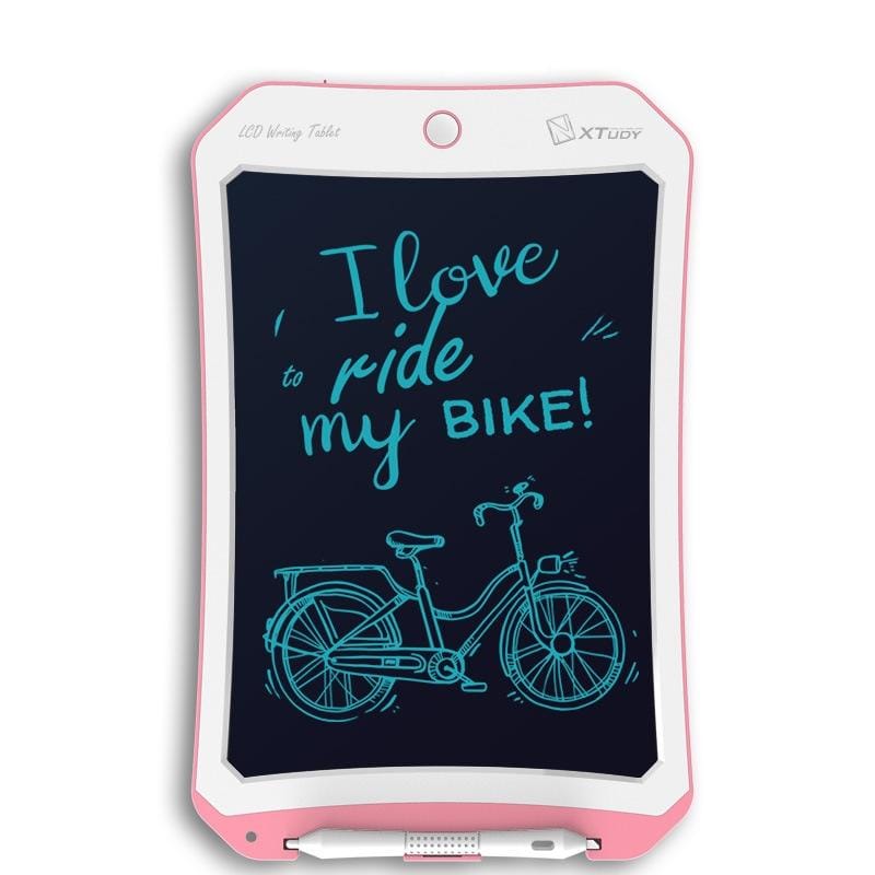 WP9316 10 inch LCD Monochrome Screen Writing Tablet Handwriting Drawing Sketching Graffiti Scribble Doodle Board for Home Office Writing Drawing (Red)