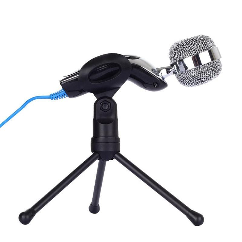 SF-922 Handheld Desktop Microphone with Tripod Stand / Holder for PC / Laptop