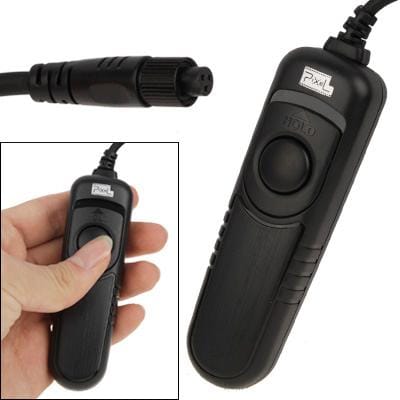 Pixel RC-201/CB1 Remote Switch Shutter Release Cord for Olympus E1,E3,E10,E20,E30 (Black)