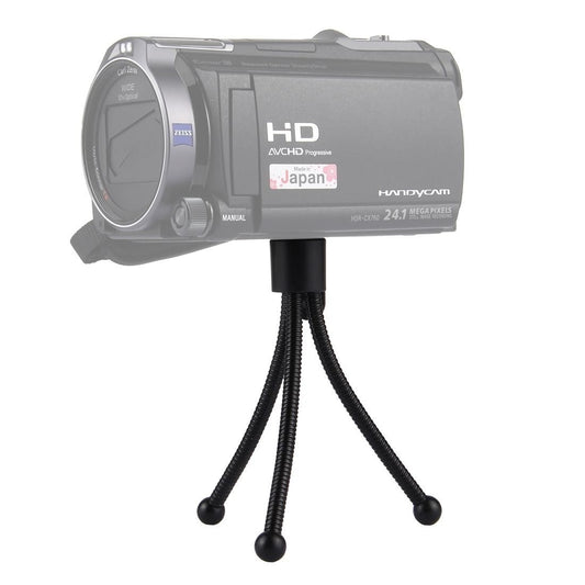 Table Portable Tripod Stand for Digital Cameras, Max Height: 120mm (Black)