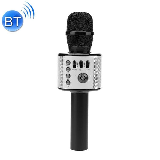 GK38 Live Karaoke Microphone Wireless Bluetooth Microphone, Support TF Card (Black)