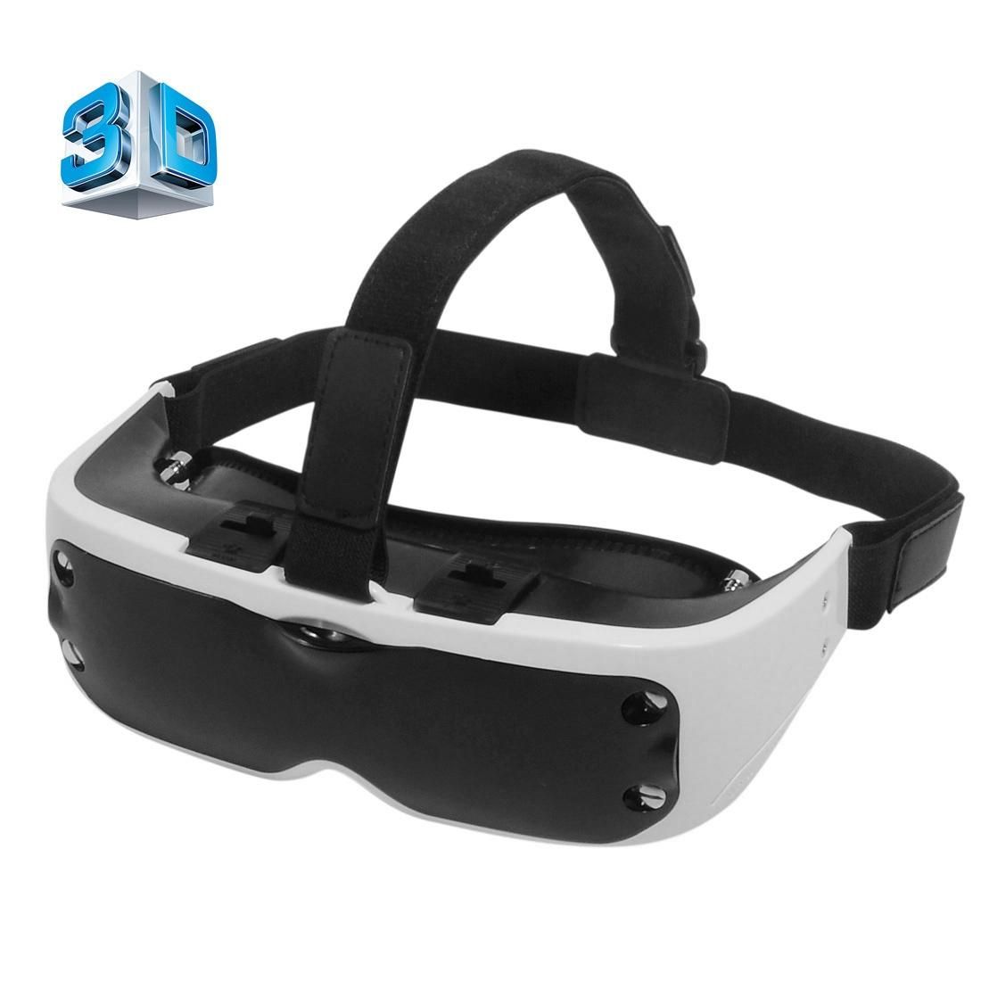 VR Eyes 3D Virtual Reality Private Helmet Mobile 3D Video Cinema Glasses for SmartPhone (Black)