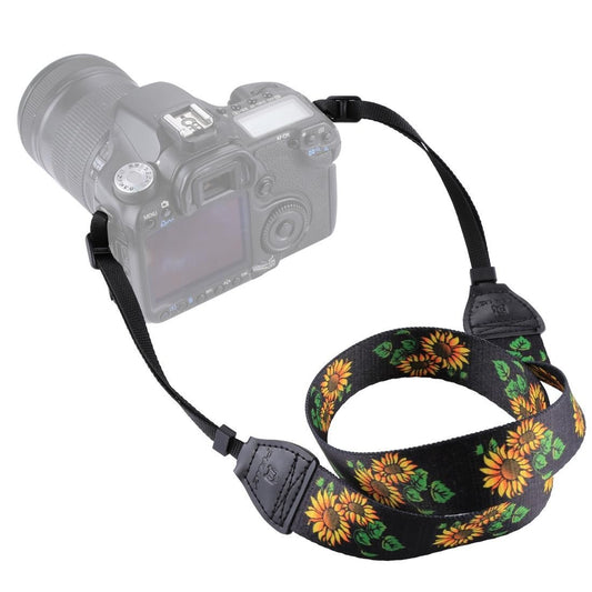 PULUZ Retro Ethnic Style Multi-color Series Butterflies Shoulder Neck Strap Camera Strap for SLR / DSLR Cameras (Style3)