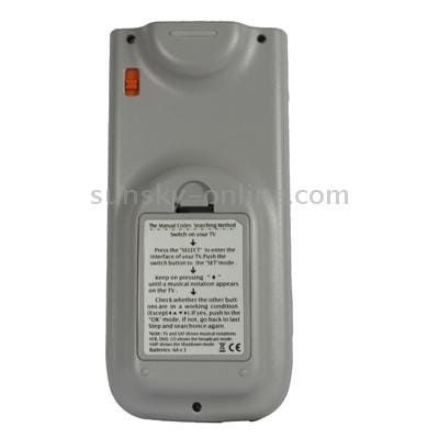 ChunGhop 6 in 1 Remote Control with Touch Screen RM-96 (White)