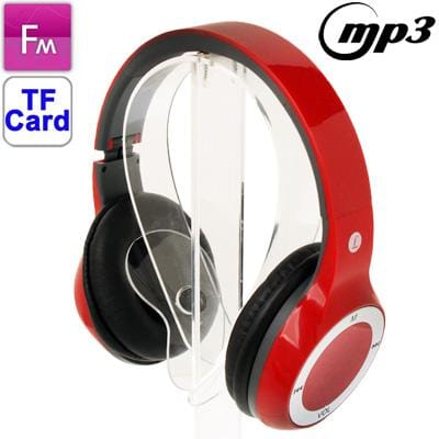 Sport MP3 Player Headset with TF Card Reader Function, Music Format: MP3 / WMA / WAV (Red)