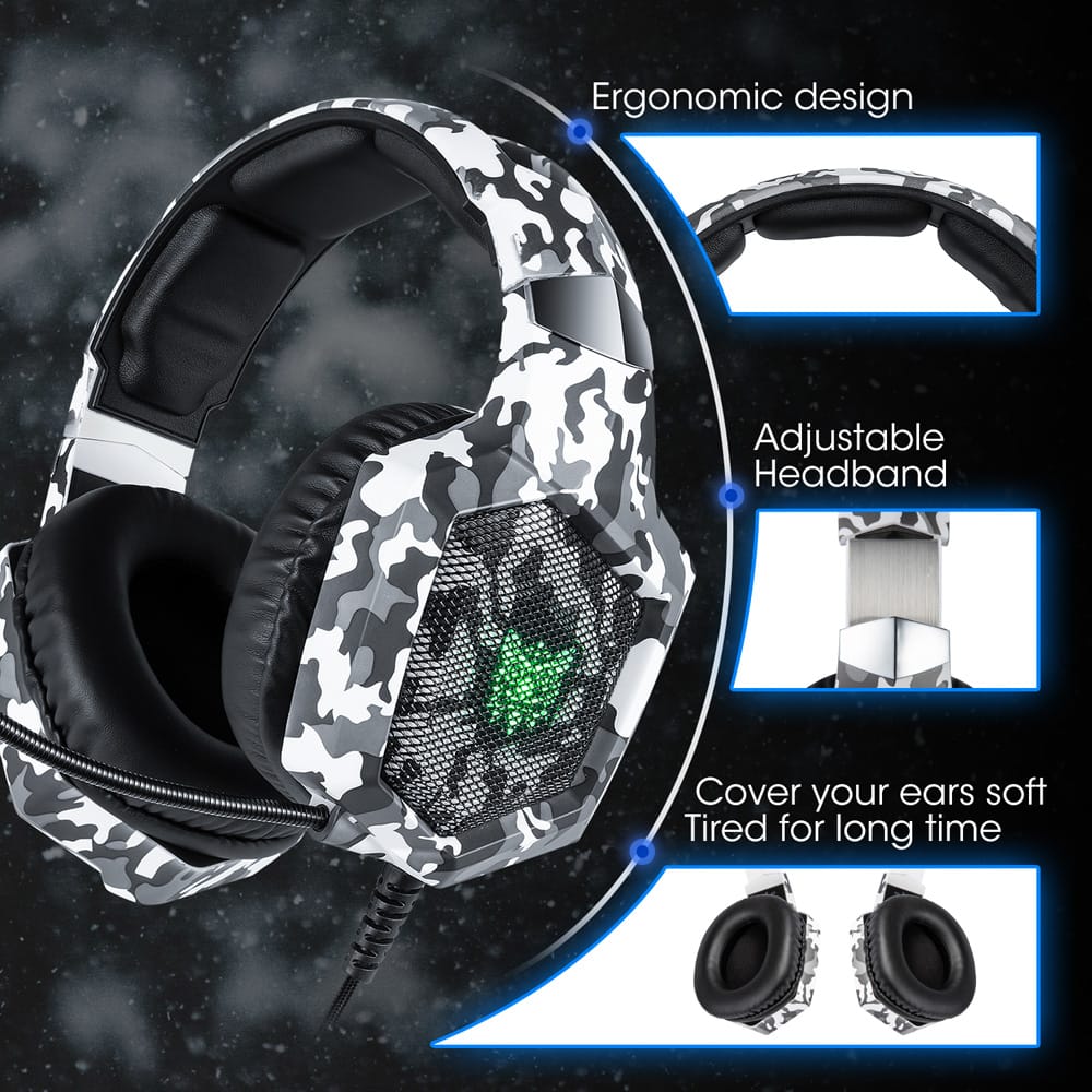 ONIKUMA K8 3.5mm Gaming Headset Stereo Over-ear Headphones