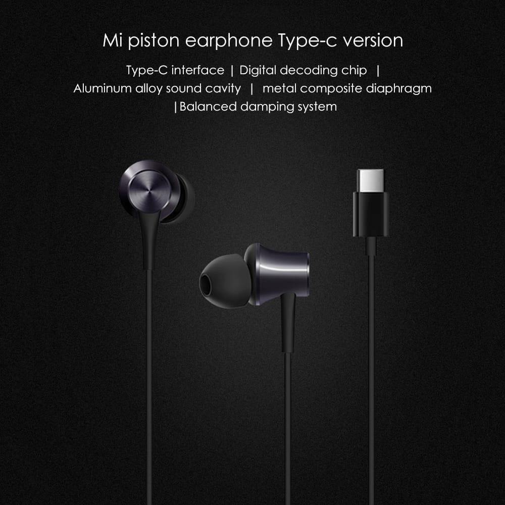 Xiao-mi Type-C Wired Piston Earphone HSEJ04WM Stereo Sports