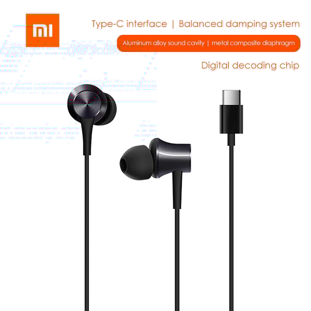 Xiao-mi Type-C Wired Piston Earphone HSEJ04WM Stereo Sports