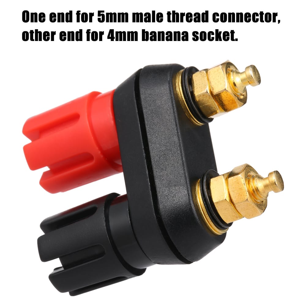 4mm Banana Plug Connector 4mm Speaker Plug Adapter - 4 PCS