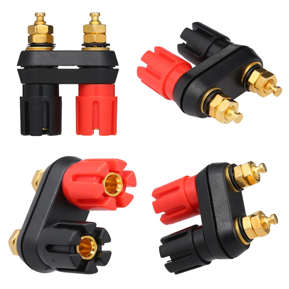 4mm Banana Plug Connector 4mm Speaker Plug Adapter - 4 PCS