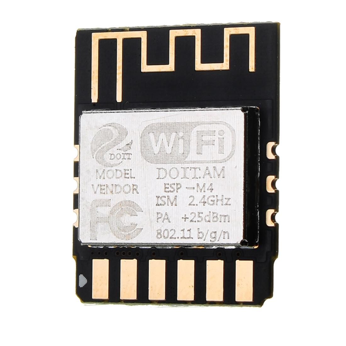 LDTR-WG0264 ESP-M4 Wireless WiFi Module ESP8285 Serial Port Transmission Control Module, Compatible with ESP8266,  Transparent Transmission Firmware (Black)