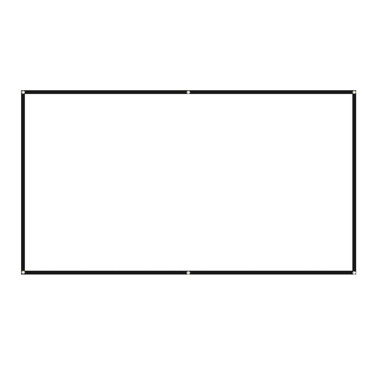 100 inches Projector Screen Widescreen 16:9 Portable - 100 inches
