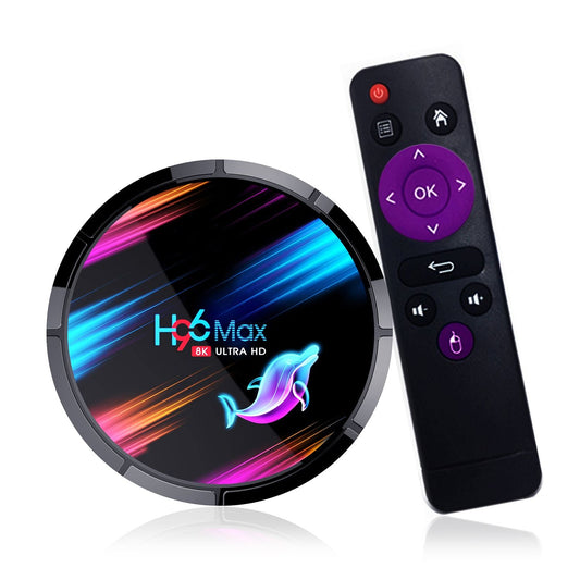 H96 Max X3 Smart Android 9.0 TV Box S905X3 Cortex-A55 Quad - UK 64G