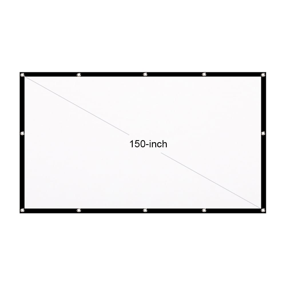 150-inch Portable HD Projector Screen 16:9 Projection Screen - 150-inc ...