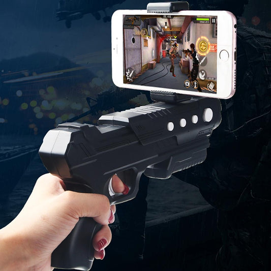 New Tech Entertainment Immersive AR-Gun RK2 Shooting Game Equipment Virtuality and Reality Interaction Bluetooth AR Gaming,   Bluetooth: 4.0 Version (Black)
