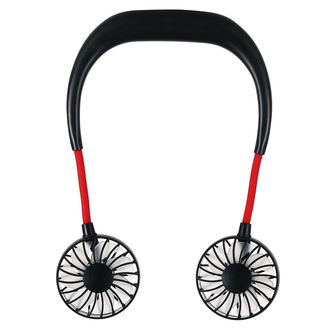 Multi-function Portable Adjustable Wearable Sport Fan (White)