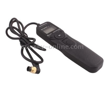 LCD Display Timer Remote Cord for Nikon D200 / D300 / D700 / D100 / Film SLR F6 / F6 / F100 / F90X / N90 (Black)
