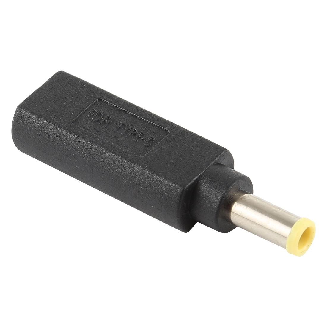 USB-C / Type-C Female to 5.0 x 1.0mm Male Plug Adapter Connector for Samsung Notebook