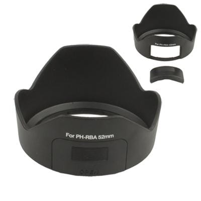 52mm Lens Hood for Pentax PH-RBA (Black)