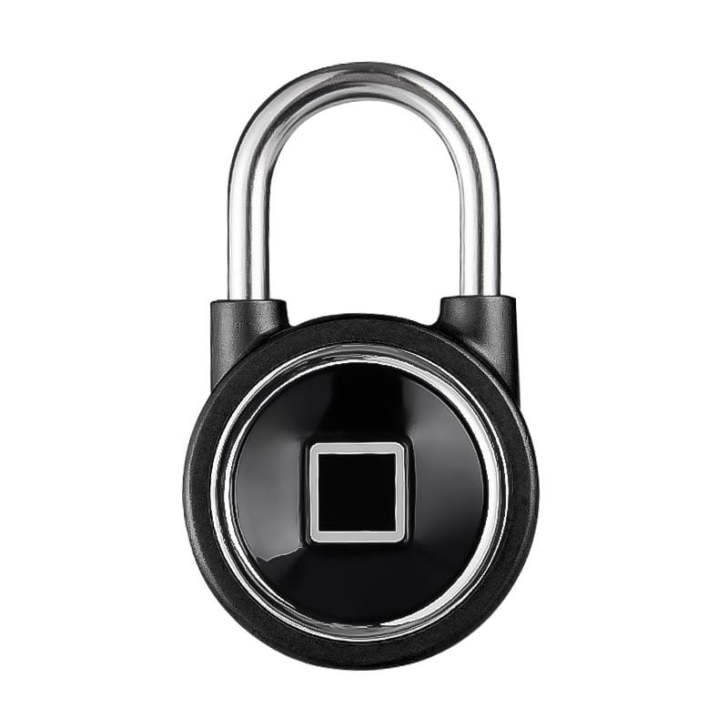 Waterproof Intelligent Bluetooth Fingerprint Padlock Remote Unlocking for iOS / Android (Silver)