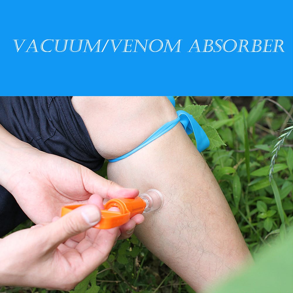 Poison Extractor Remover Survival Tool Vacuum Pump Kit - 1 kit