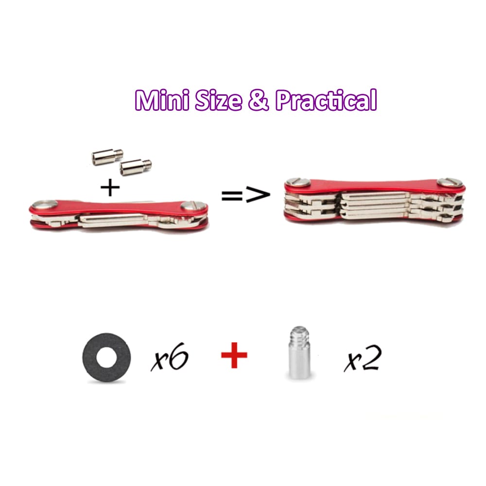 Blue Large Scale Key Holder Tool Gadget Organizer Key
