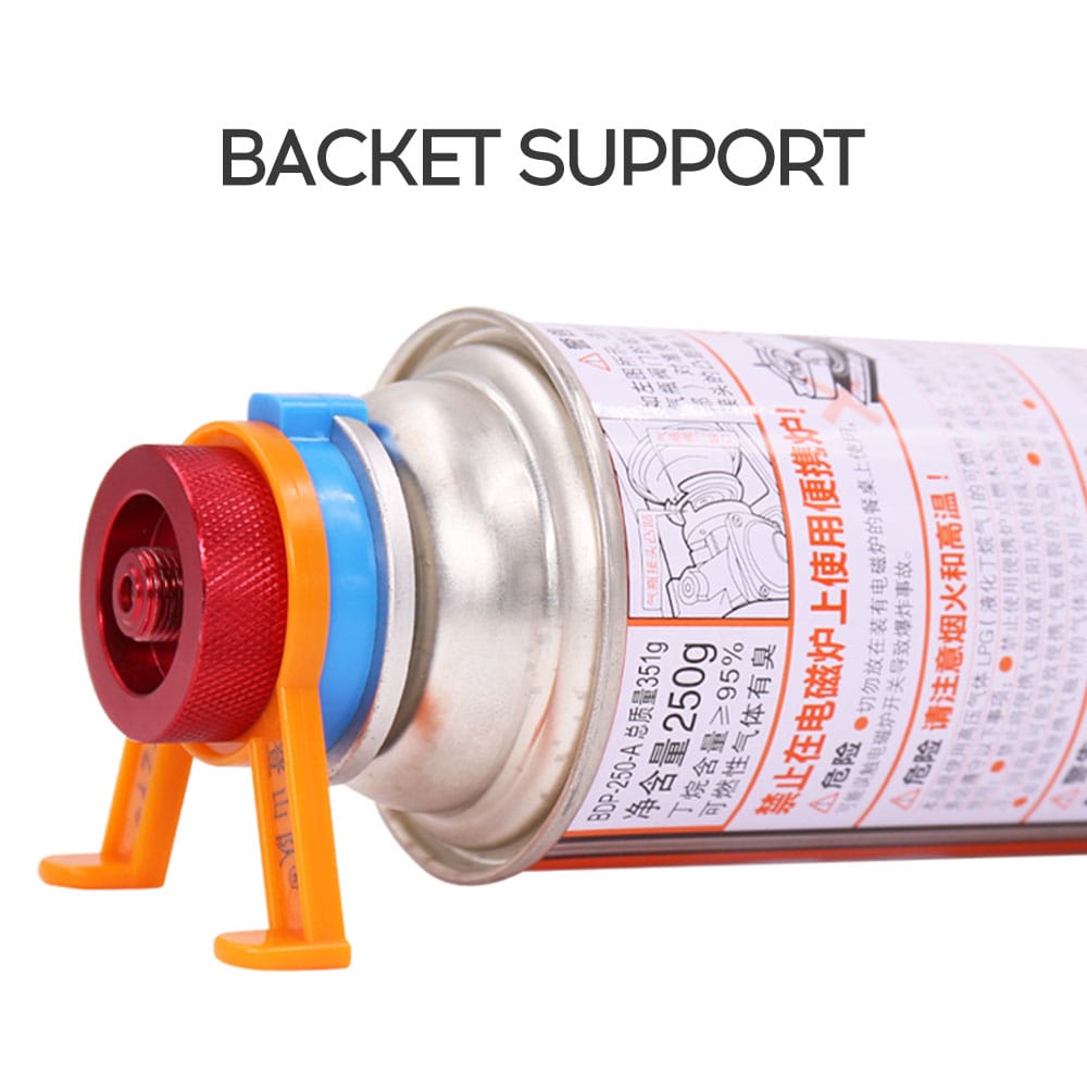 Gas Tank Converter with Support Auto-off Long Gas Cylinder - 1pc