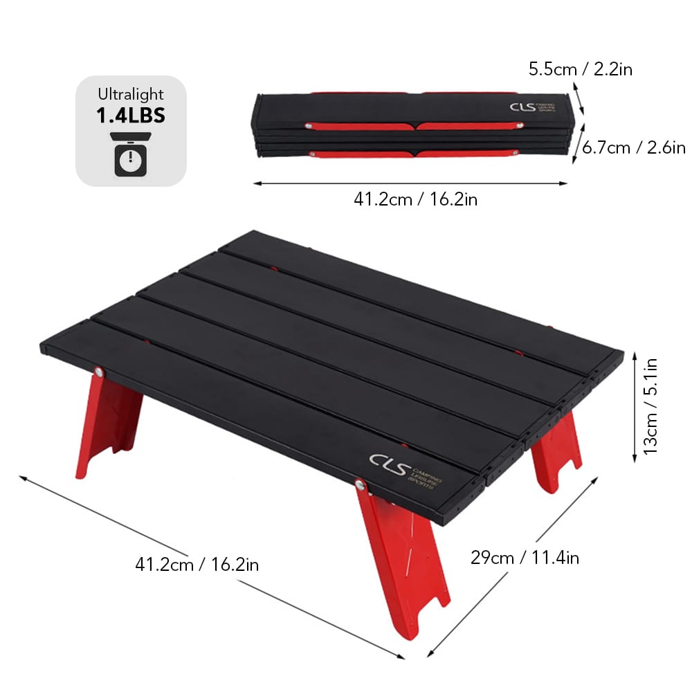 Folding Camping Table Portable Ultralight Aluminum Outdoor