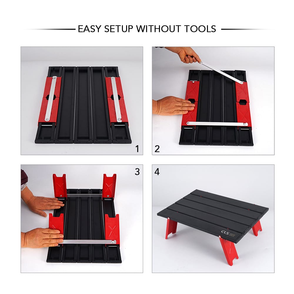 Folding Camping Table Portable Ultralight Aluminum Outdoor