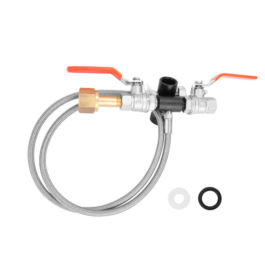 Dual Valve CO2 Fill Station Adapter With Gauge 36Inch - 1