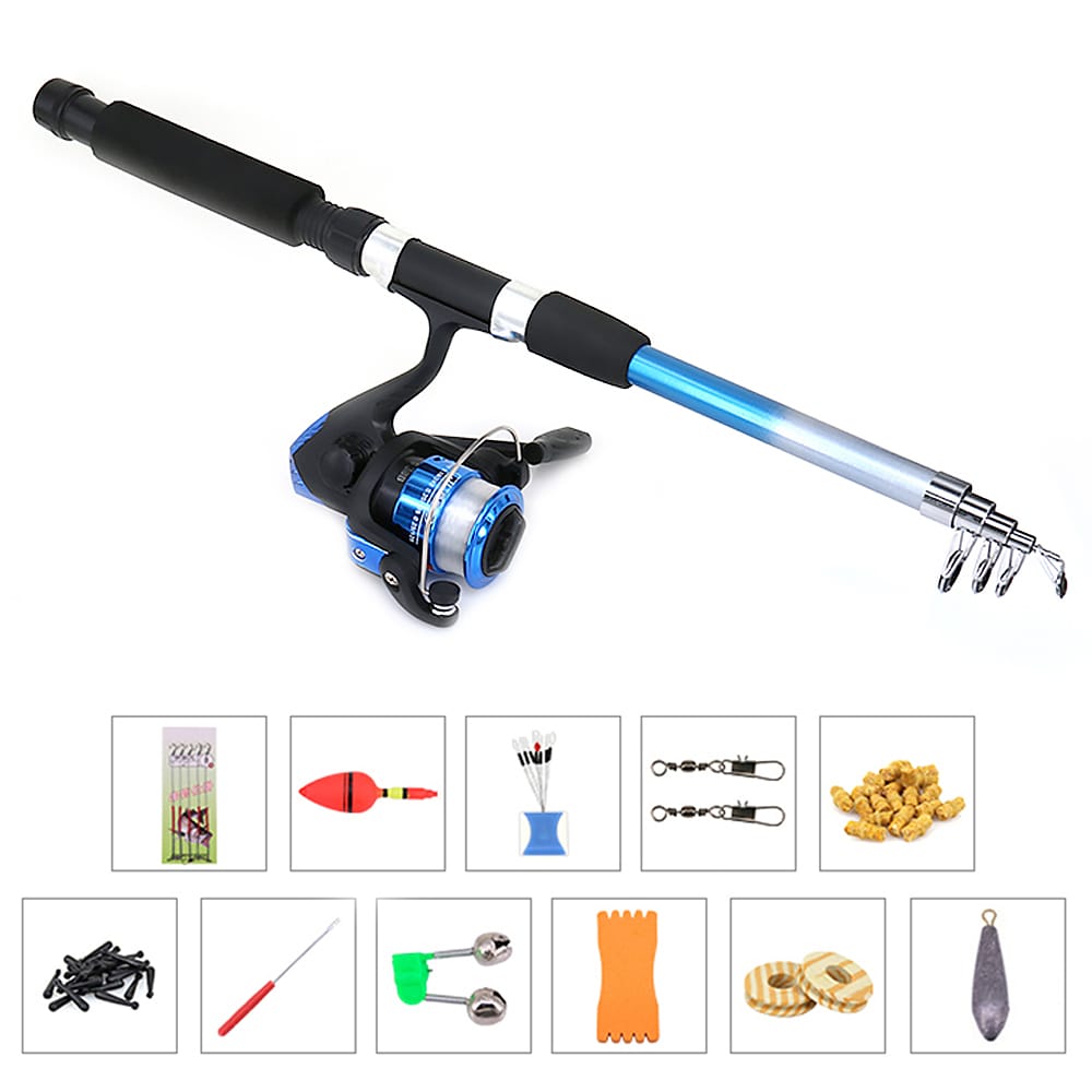 Fishing Reel Rod Combo Set Fishing Pole Spinning Reel Set